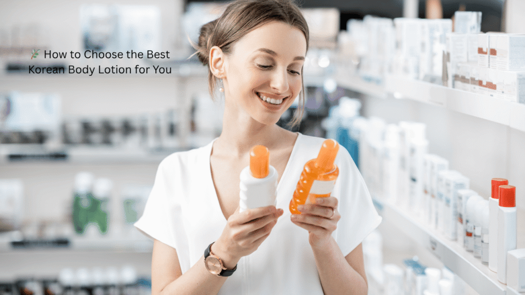 🌿 How to Choose the Best Korean Body Lotion for You