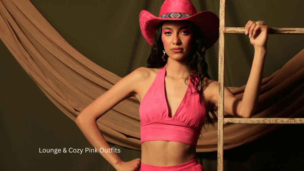 Lounge & Cozy Pink Outfits