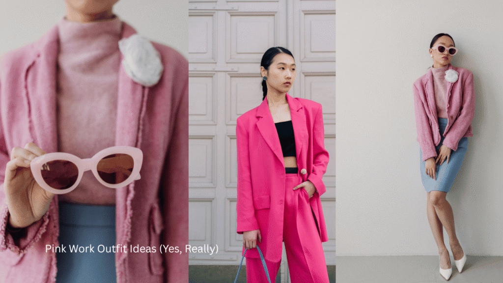 Pink Work Outfit Ideas (Yes, Really)