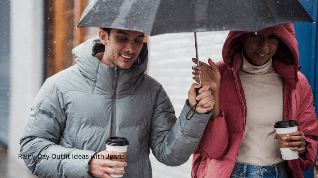 Rainy Day Outfit Ideas with Jeans